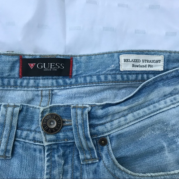 Guess Vintage Relaxed Straight Rowland Fit Jeans - Picture 5 of 10